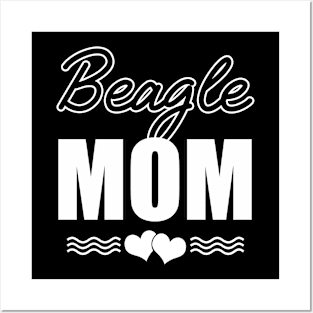 Beagle Mom Funny Dog Lover Gift Posters and Art